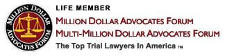Logo Recognizing J.P. Gonzalez-Sirgo, P.A.'s affiliation with Million Dollar Advocates